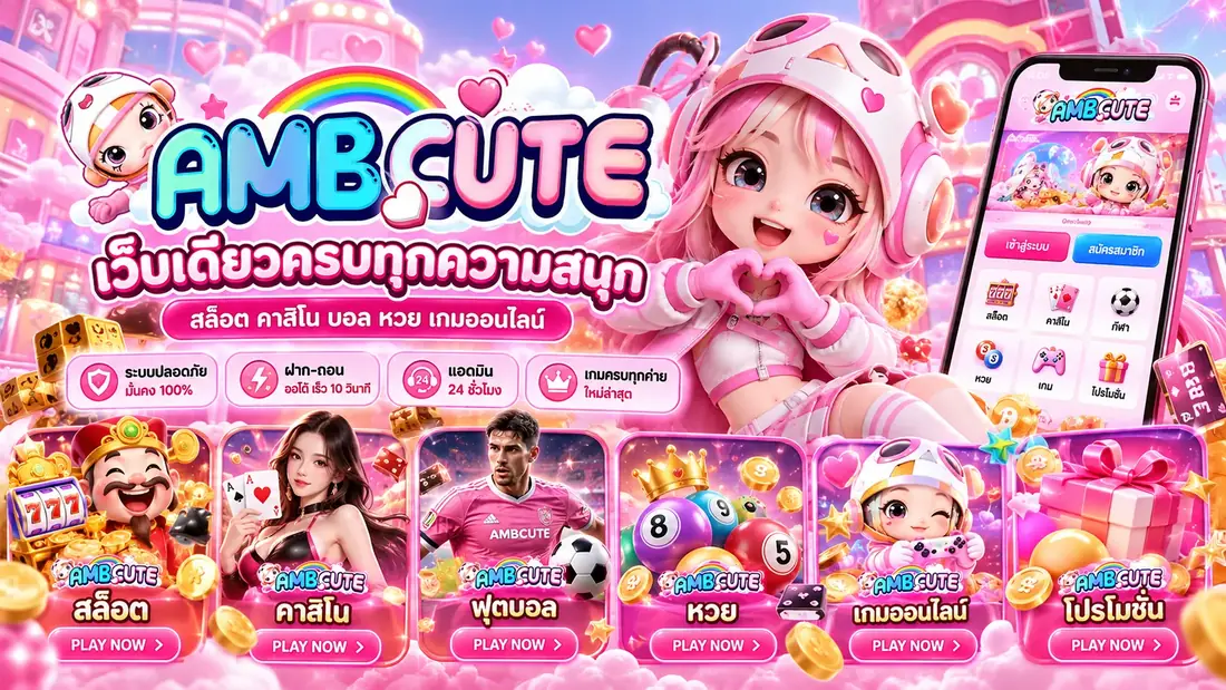 ภาพประกอบหน้ารวมคู่มือและบทความ AMBCute